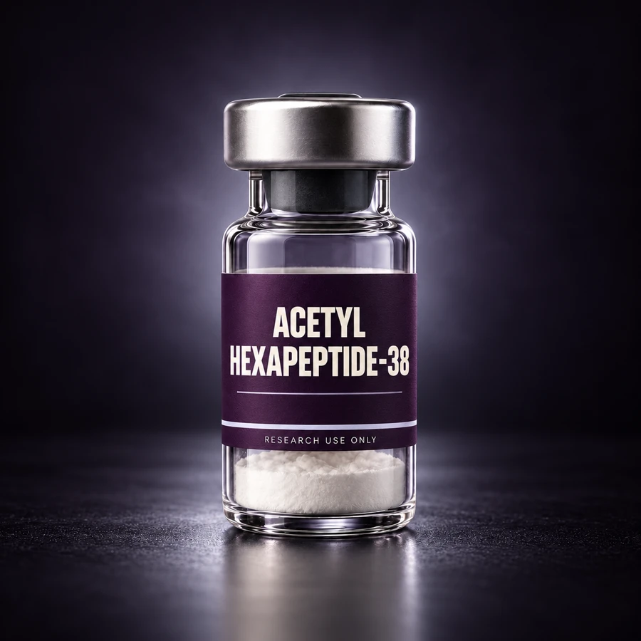 Acetyl Hexapeptide-38 — illustrative research vial