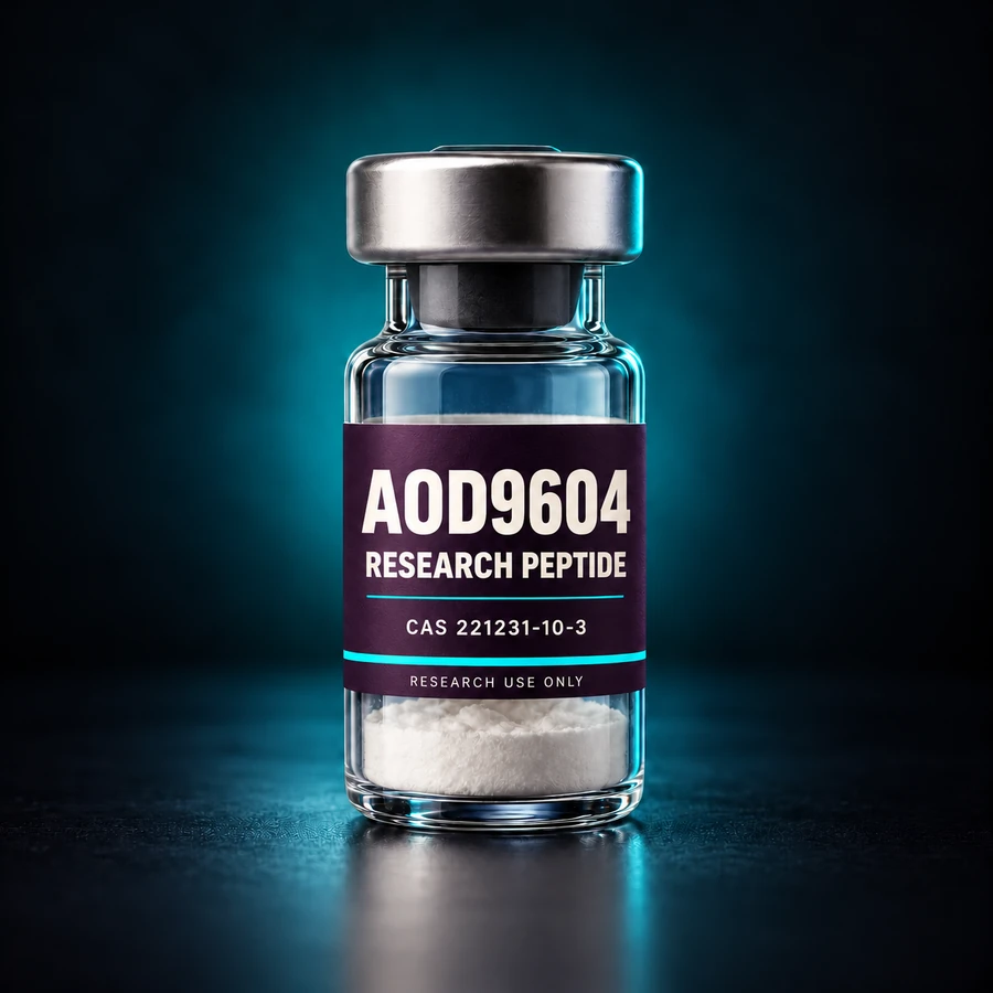 aod-9604 — illustrative research vial