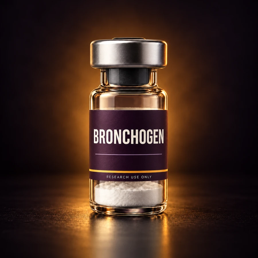 Bronchogen — illustrative research vial