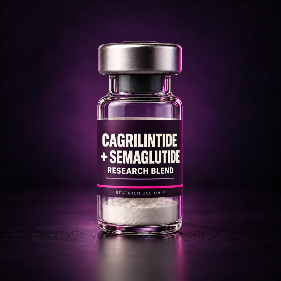 Cagrilintide + Semaglutide — illustrative research vial