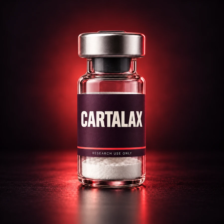 Cartalax — illustrative research vial