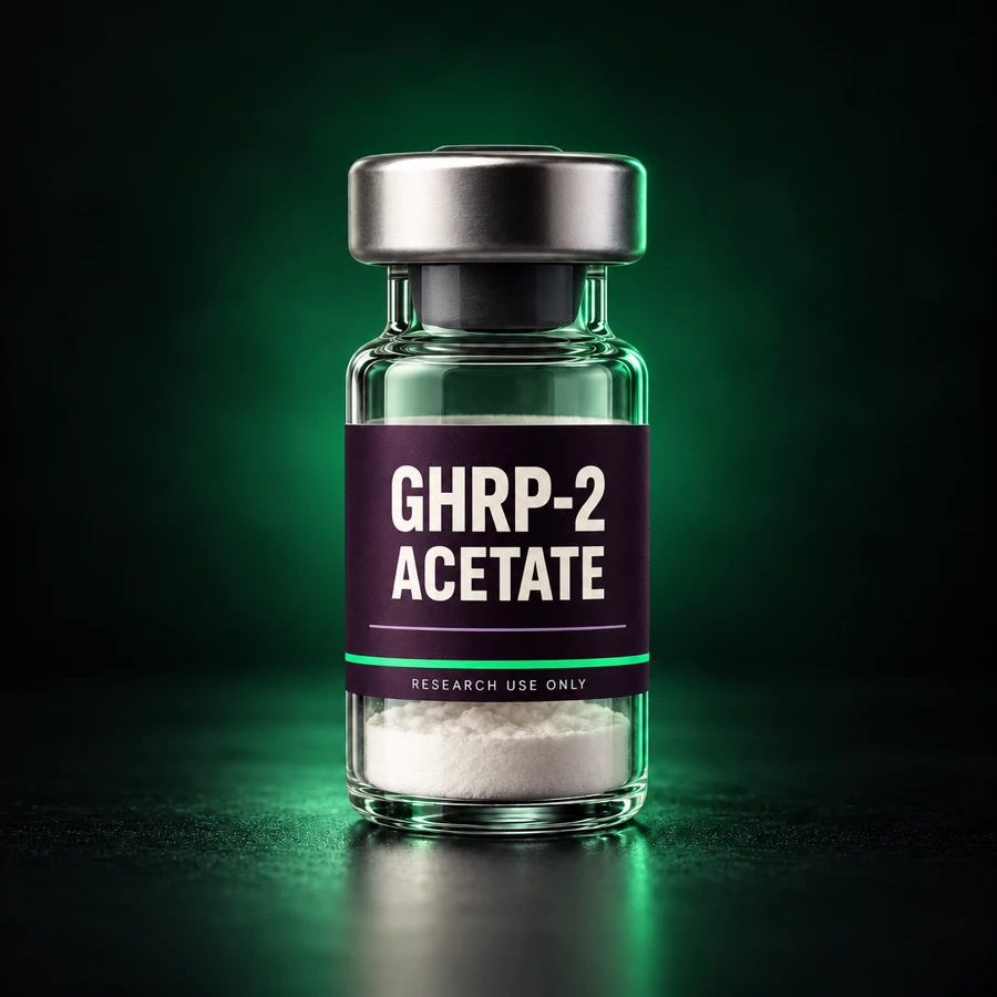 GHRP-2 Acetate — illustrative research vial