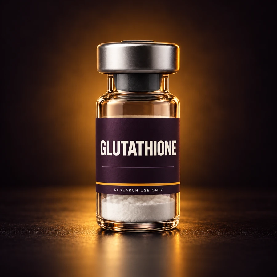 Glutathione — illustrative research vial