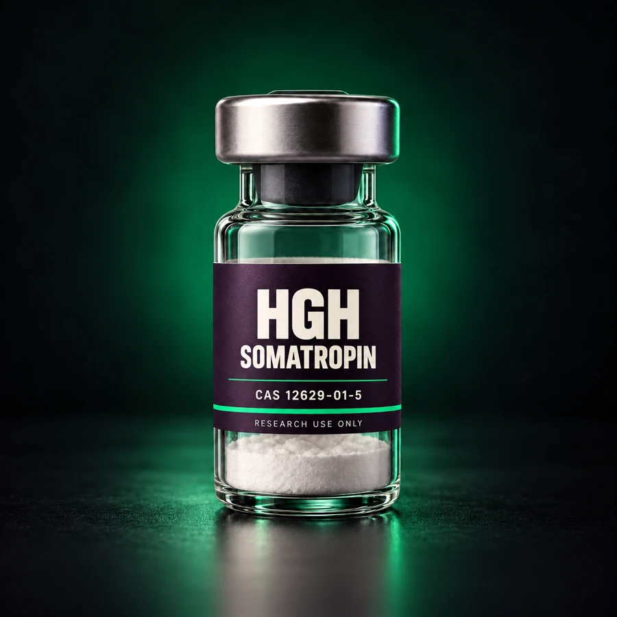 HGH — illustrative research vial