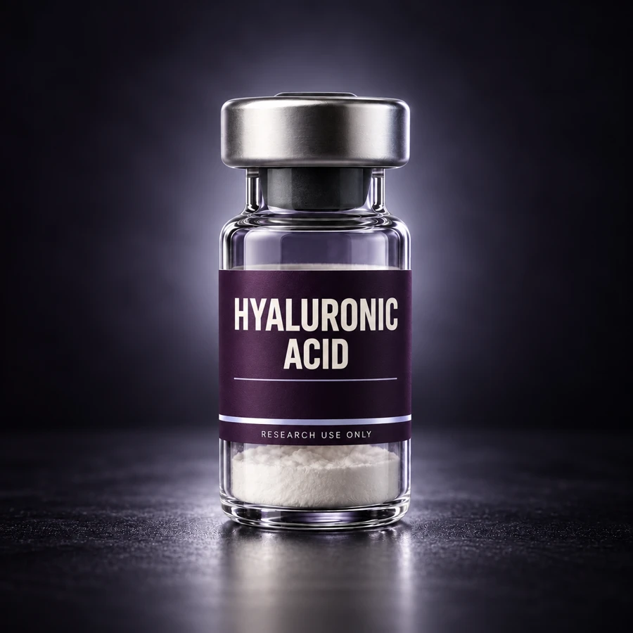 Hyaluronic Acid — illustrative research vial
