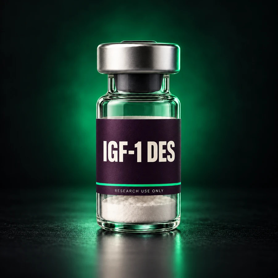 IGF-1 DES — illustrative research vial