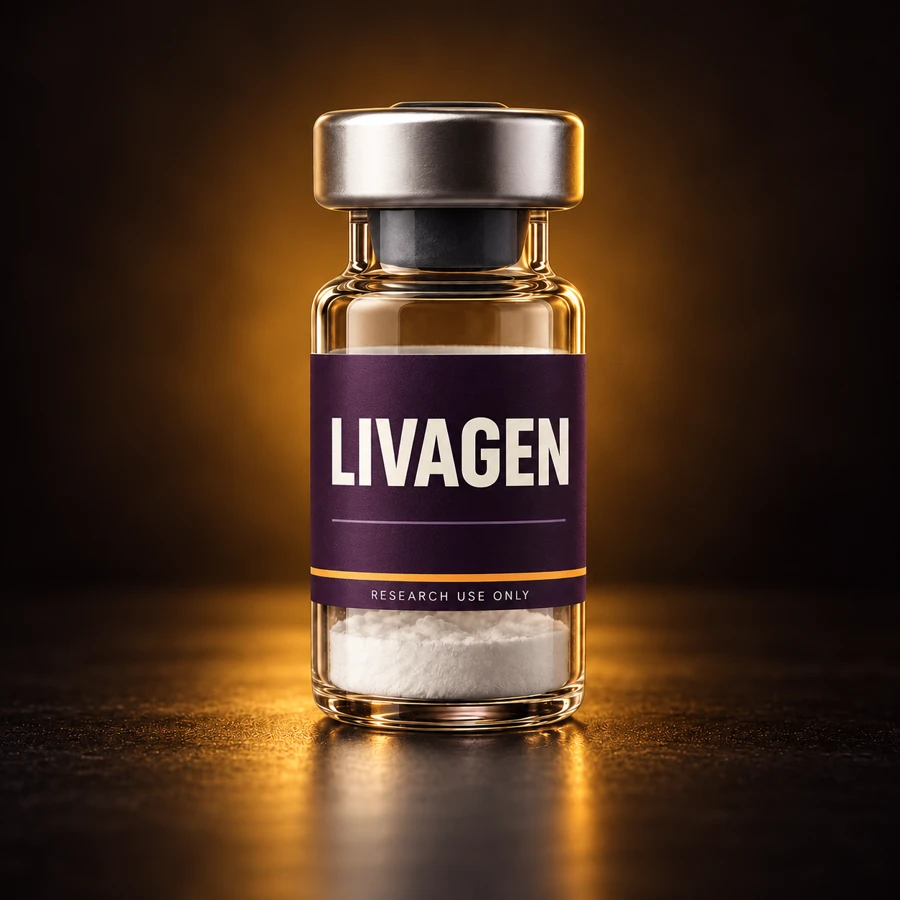 Livagen — illustrative research vial