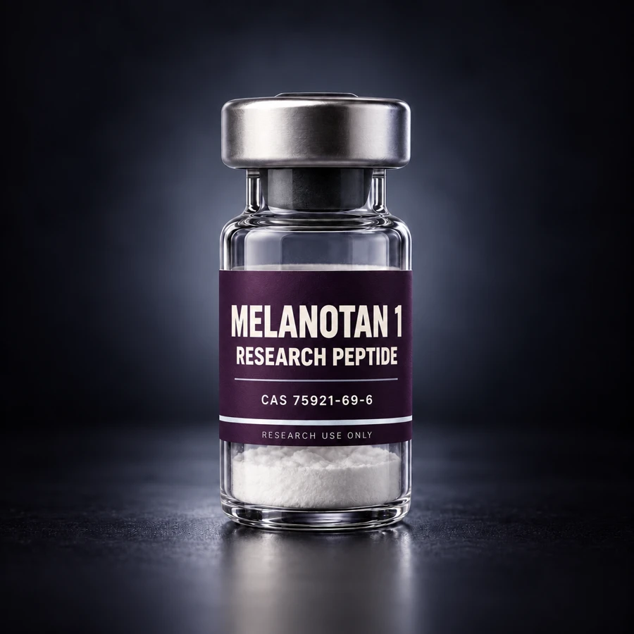 Melanotan 1 — illustrative research vial