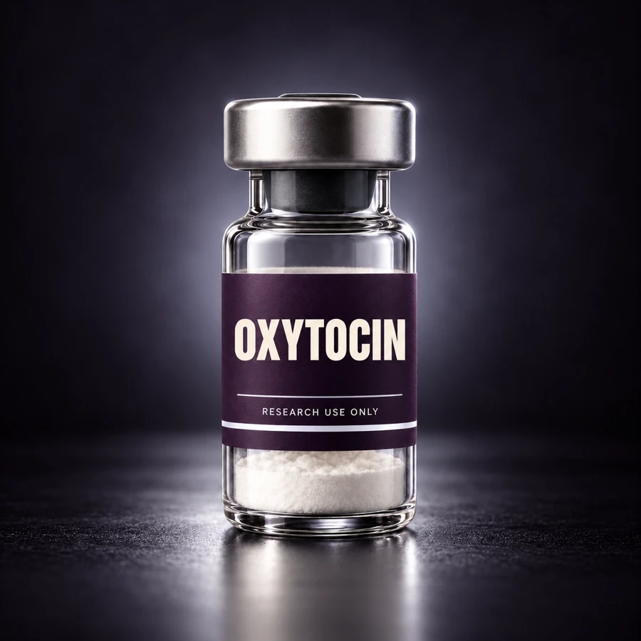 Oxytocin — illustrative research vial