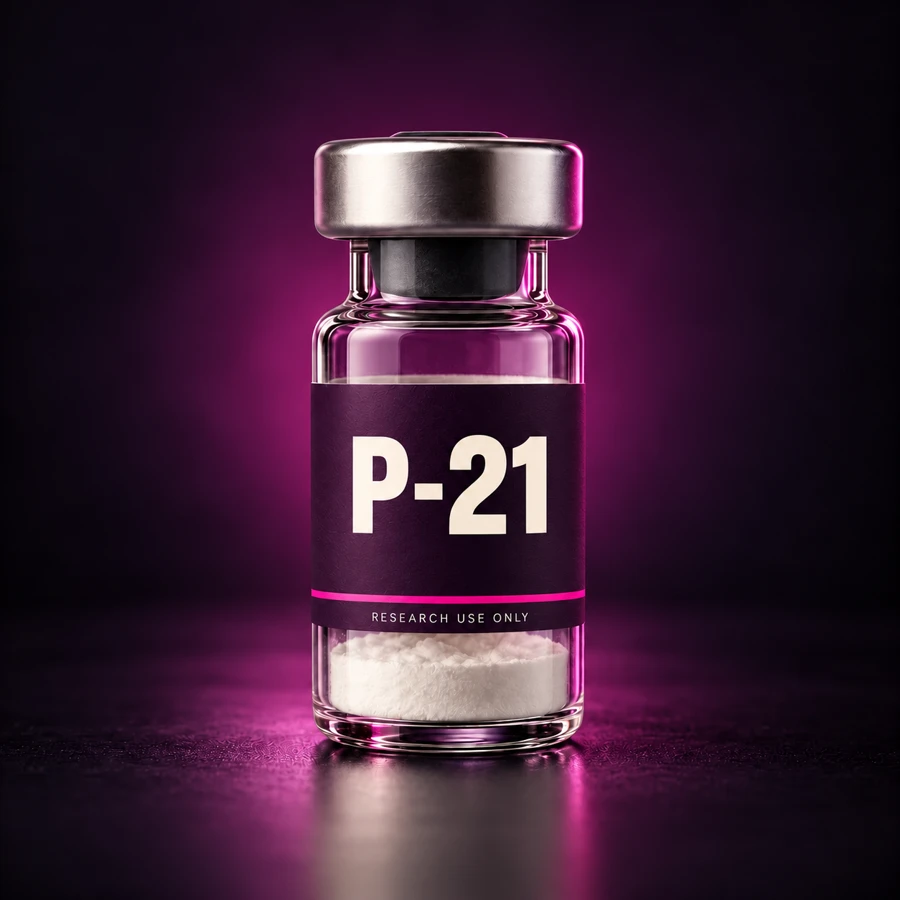 P-21 — illustrative research vial