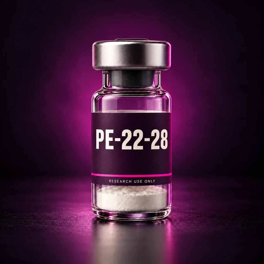 PE-22-28 — illustrative research vial
