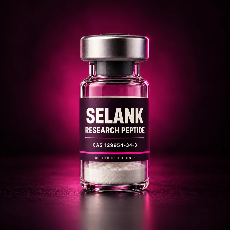 selank — illustrative research vial